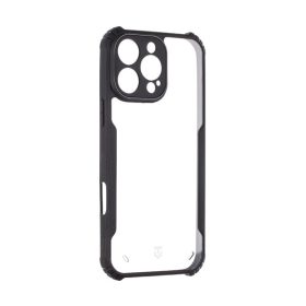   Tactical Quantum Stealth Apple iPhone 16 Pro Max tok, átlátszó/fekete