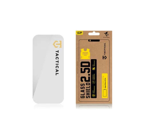 Tactical Glass Shield 2.5D Apple iPhone 16 Pro / 17 / 17 Pro kijelzővédő üvegfólia, átlátszó