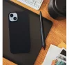 Matt Apple iPhone 16 szilikon tok, fekete