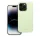 Roar Apple iPhone 16 prémium szilikon tok velúr béléssel, világoszöld