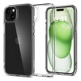   Spigen Ultra Hybrid Apple iPhone 16 Plus tok, Crystal Clear, átlátszó ACS08069