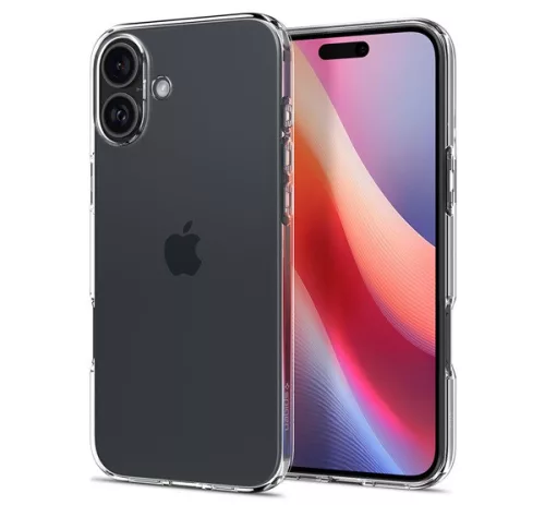 Spigen Liquid Crystal Apple iPhone 16 Plus tok, Crystal Clear, átlátszó ACS08064