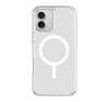 Uniq Lifepro Extreme Apple iPhone 16 Plus Magsafe szilikon tok, átlátszó/fehér