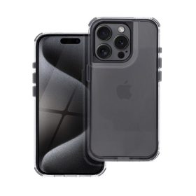   Matrix Apple iPhone 12 hátlap tok kameravédő peremmel, fekete