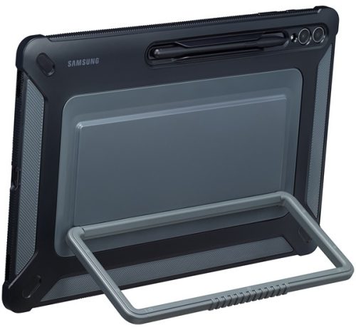 Samsung Galaxy Protective Stand Tab S9 Ultra/ Tab S10 Ultra gyári hátlap tok, fekete Csomagolássérült
