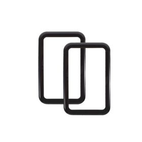   Huawei Honor Watch ES, Kijelzővédő fólia, ütésálló fólia (az íves részre nem hajlik rá!), Tempered Glass (edzett üveg), fekete, 2 db / csomag