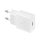 Hálózati töltő adapter, 15W, USB Type-C aljzat, PD, gyorstöltés, Samsung, fehér, gyári