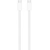 USB Type-C töltő- és adatkábel, USB Type-C, 200 cm, 240W, gyorstöltés, PD, cipőfűző minta, Apple, fehér, gyári