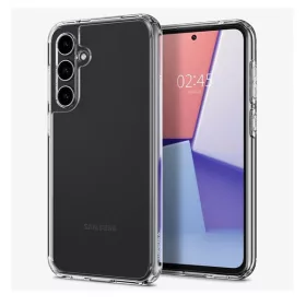   Samsung Galaxy S23 FE SM-S711, Műanyag hátlap védőtok + szilikon keret, Spigen Ultra Hybrid, átlátszó