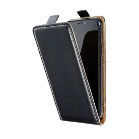   Samsung Galaxy S23 FE SM-S711, Forcell lenyitható bőrtok, Slim Flexi, felfelé nyíló - kinyitható, fekete