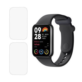   Xiaomi Mi Smart Band 8 Pro, Kijelzővédő fólia, ütésálló fólia (az íves részre nem hajlik rá!), Tempered Glass (edzett üveg), Clear, 2 db / csomag