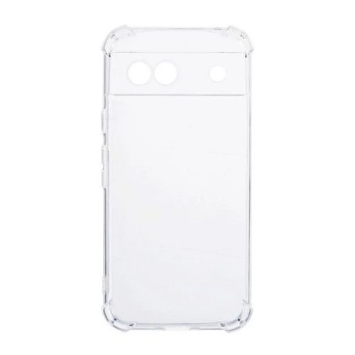 Google Pixel 8a, Szilikon tok, közepesen ütésálló, légpárnás sarok, átlátszó