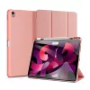 Apple iPad Air 13 (2024 / 2025), mappa tok, Smart Case, érintőceruza tartó, Dux Ducis Domo, rózsaszín