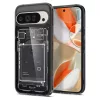 Google Pixel 9 Pro XL, Műanyag hátlap védőtok + szilikon keret, Telefon belső minta, Spigen Ultra Hybrid Zero One, átlátszó/füst