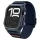 Apple Watch 10-11 (46 mm), textíl pótszíj, szilikon keret, közepesen ütésálló, Spigen Lite Fite Pro, sötétkék