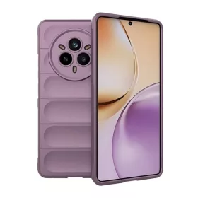   Realme 14 Pro, Szilikon tok, közepesen ütésálló, 3D minta, lila