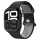 Apple Watch 4-6, SE, SE (2022), SE (2025) (38 / 40 mm) / Watch 7-9 (41 mm) / Watch 10-11 (42 mm), szilikon pótszíj, állítható, Spigen Nano Pop, fekete/szürke