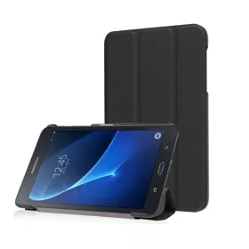   Samsung Galaxy Tab A 7.0 SM-T280 / T285, mappa tok, Trifold, fekete