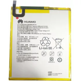   Huawei MediaPad M5 8.4 / M3 8.4 / T3 10.0 / T5 10 (10.1) / MatePad T10 (9.7) / T10s (10.1), Akkumulátor, 5100 mAh, Li-Ion Polymer, gyári
