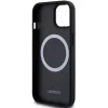 Lacoste Iconic Petit Pique Woven Logo Apple iPhone 15 MagSafe tok, fekete