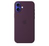 Apple iPhone 16 Plus MagSafe gyári szilikon tok, lila