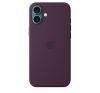 Apple iPhone 16 Plus MagSafe gyári szilikon tok, lila