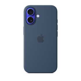 Apple iPhone 16 MagSafe gyári szilikon tok, denim