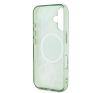 Guess IML Flower & Tonal Circle iPhone 16 Plus kemény hátlap tok, zöld GUHMP16MHFWBDCEN