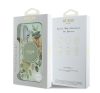 Guess IML Flower & Tonal Circle iPhone 16 Plus kemény hátlap tok, zöld GUHMP16MHFWBDCEN