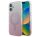 Guess IML Glitter Gradient iPhone 16 Plus MagSafe kemény hátlap tok, rózsaszín GUHMP16MHGRCELP