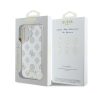 Guess Peony Script Logo iPhone 16 kemény hátlap tok, fehér GUHMP16SPGPYSH