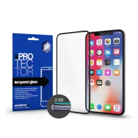   Xprotector Tempered Glass Full 2,5D 0,33 kijelzővédő üvegfólia Apple iPhone 16 Pro / 17 / 17 Pro, fekete