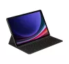 Samsung Book Keyboard Slim Galaxy Tab S9/S9 FE gyári billentyűzetes tok, angol kiosztás, fekete EF-DX720UBE