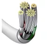 Baseus Superior Series USB-Lightning kábel, 2,4A, 1,5m fehér