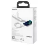 Baseus Superior Series USB-Lightning kábel, 2,4A, 1,5m fehér