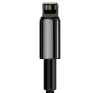 Baseus Tungsten Gold USB - Lightning kábel, 2,4A, 2m, fekete