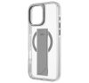 Uniq Heldro Max iPhone 16 Pro MagSafe tok kitámasztóval, átlátszó