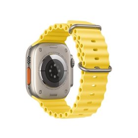   Forcell F-Design FA12 Apple Watch 42/44/45/49mm szíj, sárga