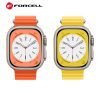 Forcell F-Design FA12 Apple Watch 42/44/45/49mm szíj, sárga