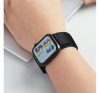 Forcell F-Design FA05 Apple Watch 42/44/45/49mm nylon szíj, fekete
