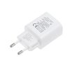 Forcell F-Energy TFK-TC-30WPD USB-C + USB-A töltő adapter, PD, QC4.0, 3A, 30W, fehér