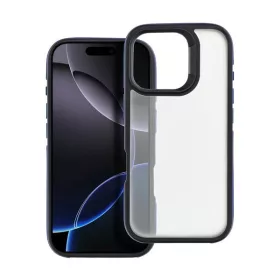 Neo iPhone 16 Plus kemény hátlap tok, átlátszó/kék