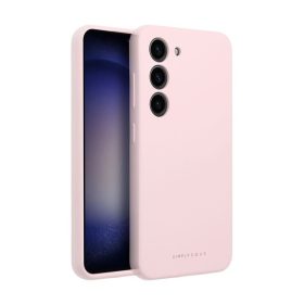   Roar Xiaomi Redmi 14C prémium szilikon tok velúr béléssel, világos rózsaszín