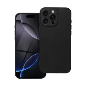 Forcell Soft iPhone 16 Pro Max szilikon tok, fekete