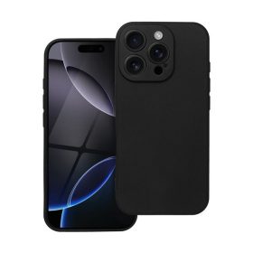 Forcell Soft iPhone 16 Pro szilikon tok, fekete