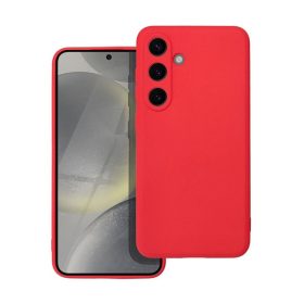 Forcell Soft Samsung S24 szilikon tok, piros