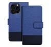 Gomma Samung Galaxy A55 5G flip/oldalra nyíló tok kártyatartó résszel, kék