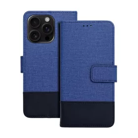   Gomma Samung Galaxy A55 5G flip/oldalra nyíló tok kártyatartó résszel, kék