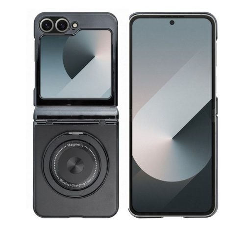 HCD3 Samsung Galaxy Z Flip 6 / Flip 7 FE MagSafe kompatibilis hátlap tok, fekete