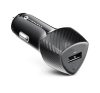 FORCELL F-ENERGY CC50-1A autós töltő USB-A QC3.0, 3A, 18W, carbon fekete